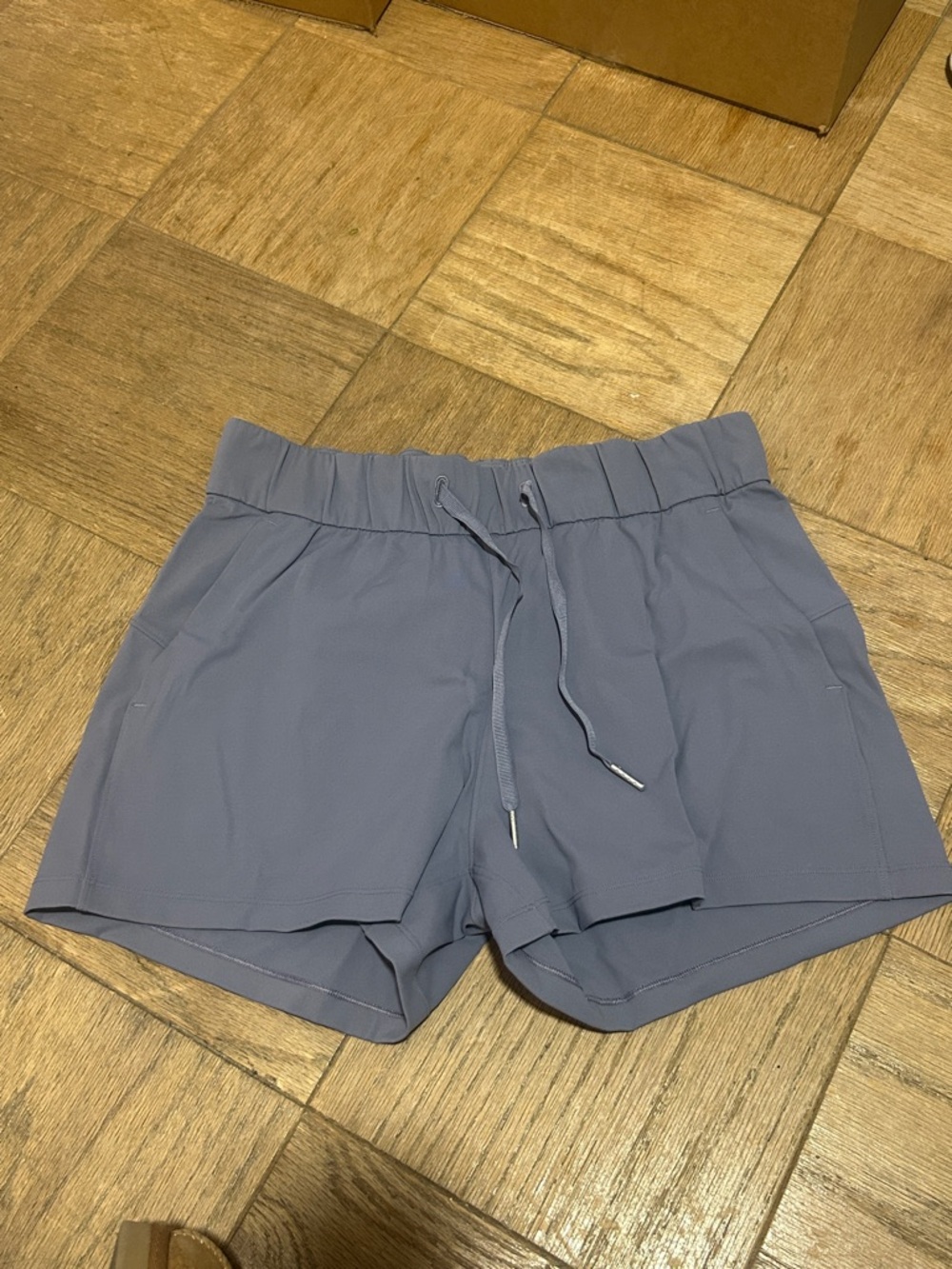 lululemon athletica Women's Dusty Blue Drawstring Athletic Shorts